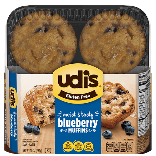 Udis Gluten Free Blueberry Muffins