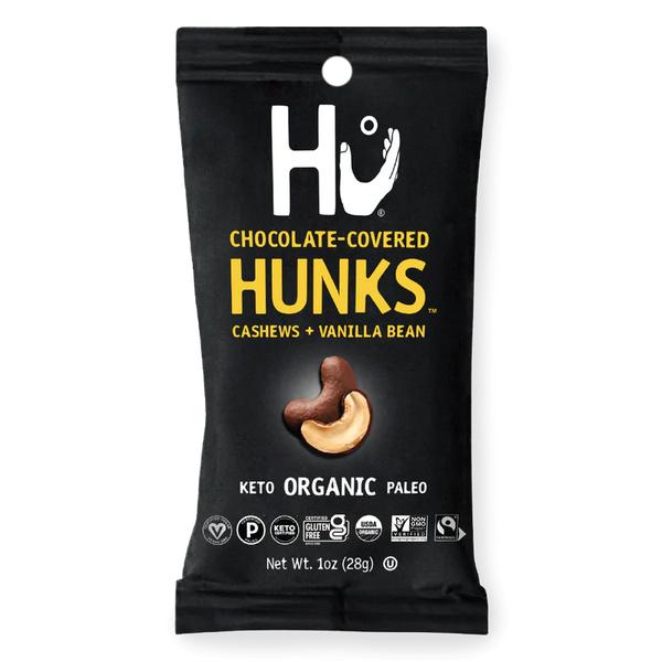 Hu Gluten Free Chocolate - Covered Hunks Cashews Vanilla Bean