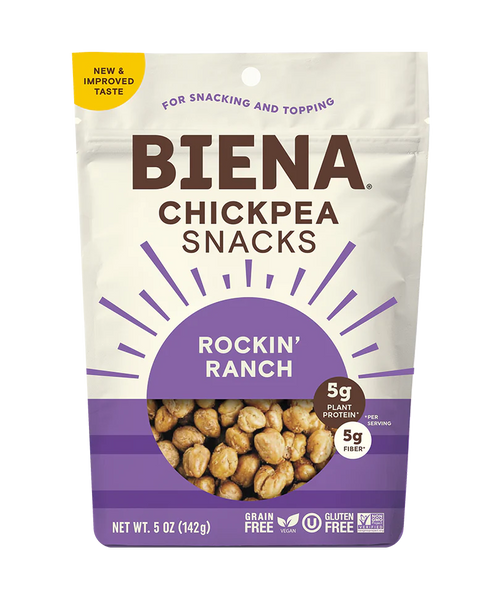 Biena "Grain Free" Rockin' Ranch Chickpea Snack