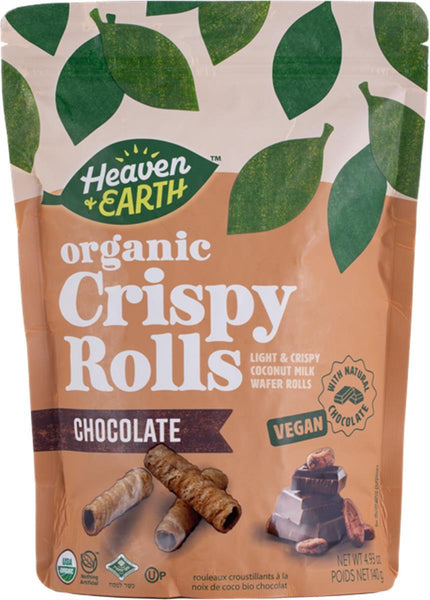 Heaven & Earth Organic Gluten Free Chocolate Crispy Rolls