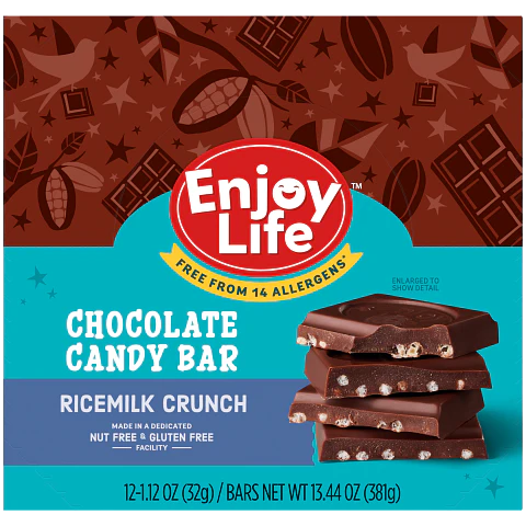 Enjoy Life Crispy Rice Chocolate Bars