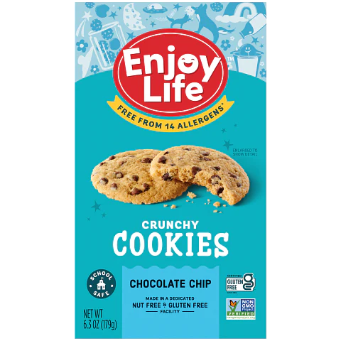 Enjoy Life Crunchy Chocolate Chip Cookies