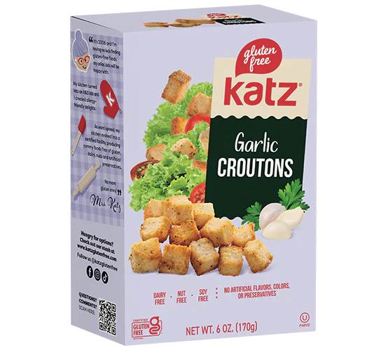 Katz Gluten Free Garlic Croutons