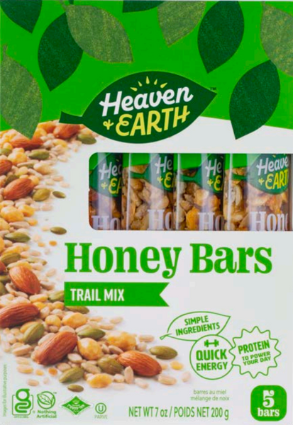 Heaven & Earth Trail Mix Honey Bars