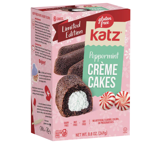 Katz Gluten Free Peppermint Heavenly Crème Cakes