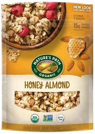 Natures Path Organic Honey Almond Granola Clusters