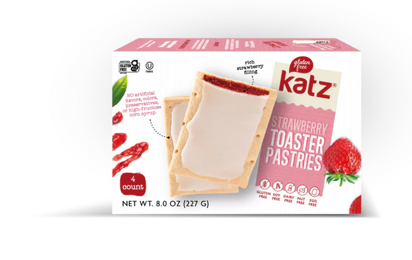 Katz Gluten Free Strawberry Toaster Pastries