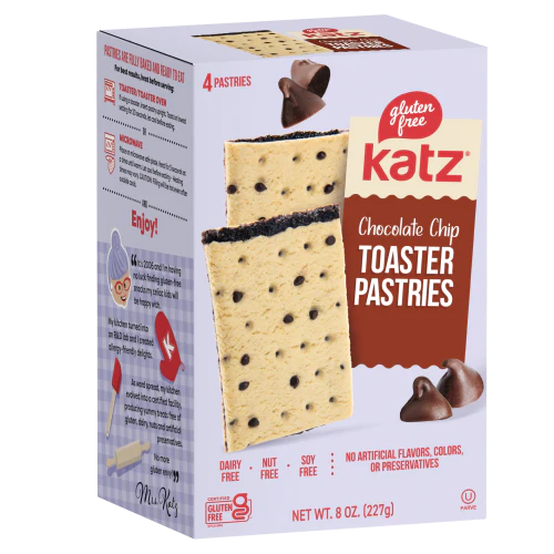 Katz Gluten Free Chocolate Chip Toasted Pastries