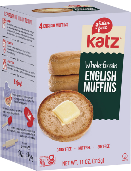 Katz Gluten Free Wholegrain English Muffins