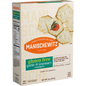 Manischewitz Gluten Free Garlic & Rosemary Crackers