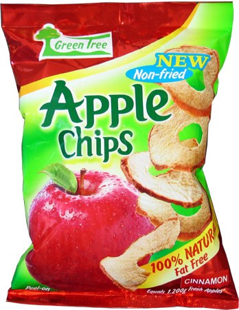 Green Tree Apple Chips { Cinnamon }