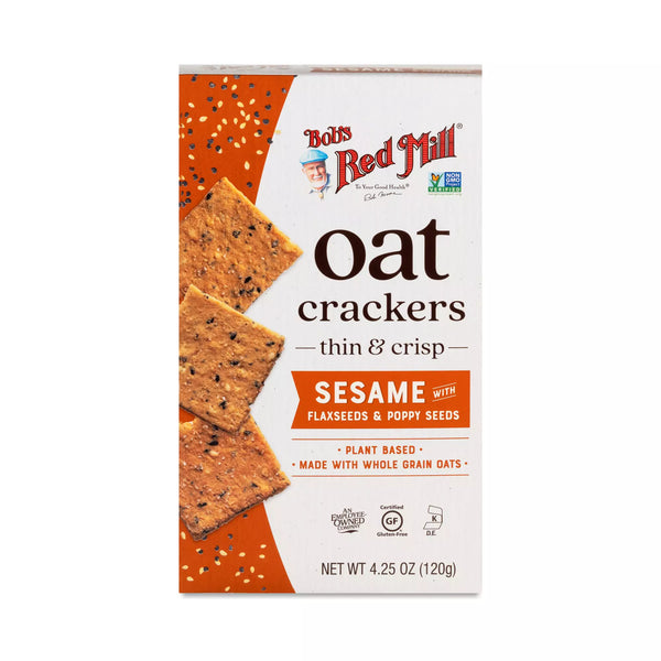 Bobs Red Mill Sesame Oat Crackers
