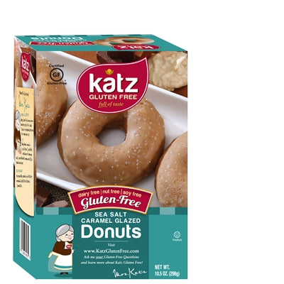 Katz Gluten Free Sea Salt Caramel Glazed Donuts **NEW**