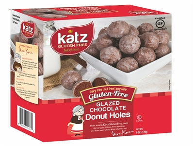 Katz Gluten Free Glazed chocolate Donut Holes ~NEW NEW~
