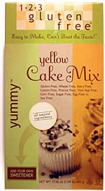 1`2`3` Gluten Free - Yellow Cake Mix