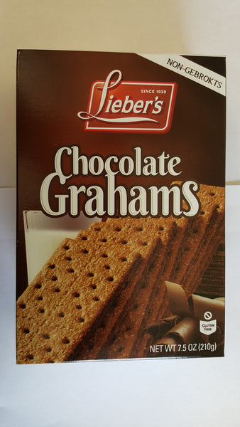 Liebers Gluten Free Chocolate Grahams  **NEW**