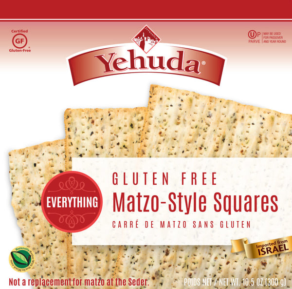 Yehuda Gluten Free Matzo-Style Squares - Everything