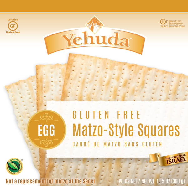 Yehuda Gluten Free Matzo-Style Squares - Egg