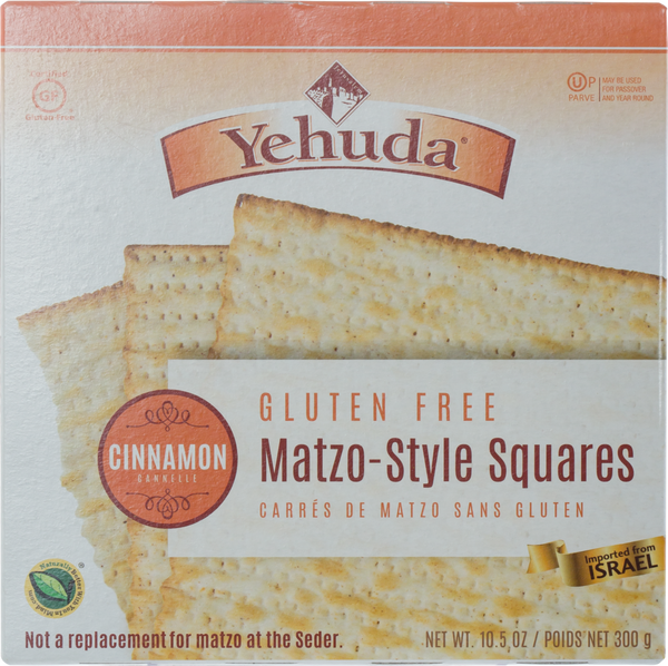 Yehuda Gluten Free Matzo-Style Squares - Cinnamon