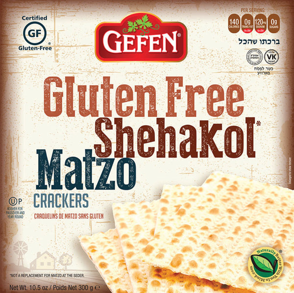 Gefen Gluten Free Shehakol Matzo Crackers
