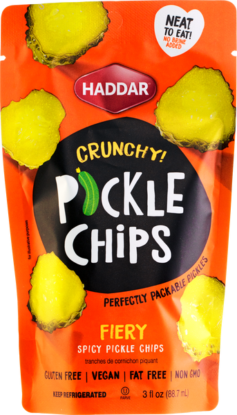 Haddar Fiery Spicy Pickle Chips Pouch - 3 Pack
