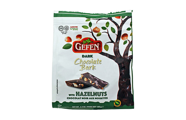 Gefen Dark Chocolate Bark With Hazelnuts