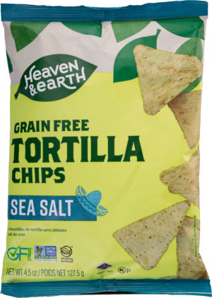 Heaven & Earth Sea Salt "GRAIN FREE" Tortilla Chips