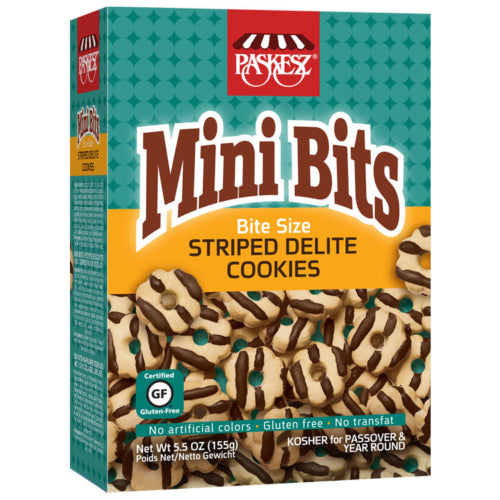 Paskesz Mini Bits Striped Delite Cookies