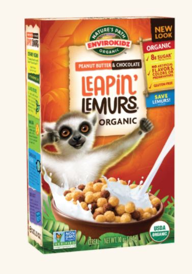 Natures Path Leapin Lemurs Peanut Butter & Chocolate Cereal