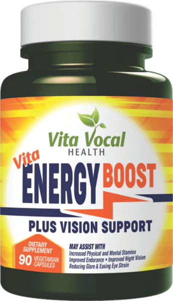 Vita Vocal Energy Booster Plus Vision Support