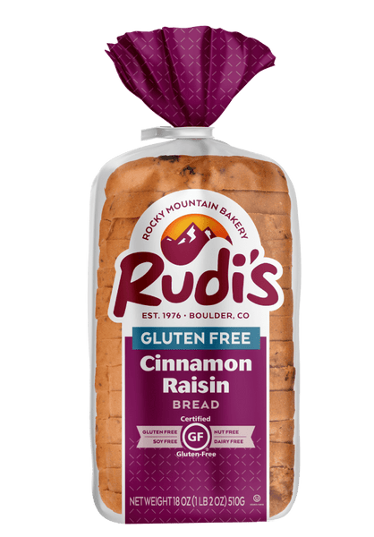 Rudis Gluten Free Cinnamon Raisin Bread