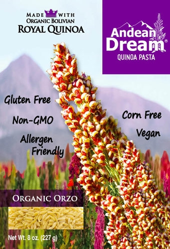 Andean Dream Organic Quinoa Orzo Pasta