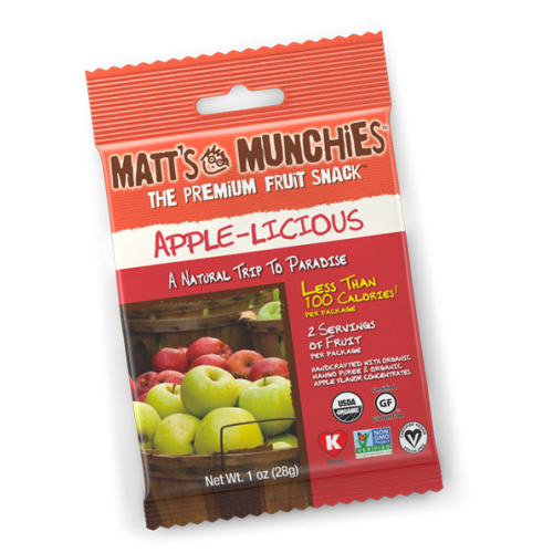 Matts Munchies Appel-licious Fruit Snack   * 3 Pack *