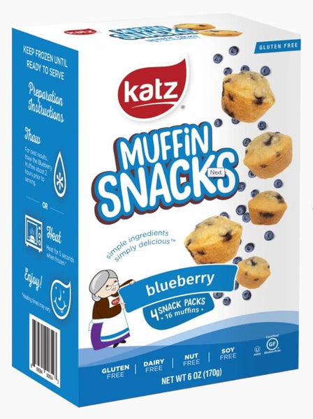 Katz Gluten free Blueberry Muffin Snacks
