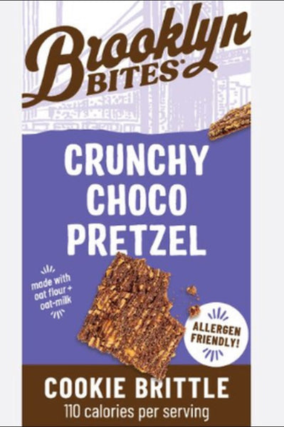 Brooklyn Bites Gluten Free Crunchy Choco Pretzel Cookie Brittle