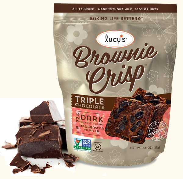 Lucys Triple Chocolate Brownie Crisp