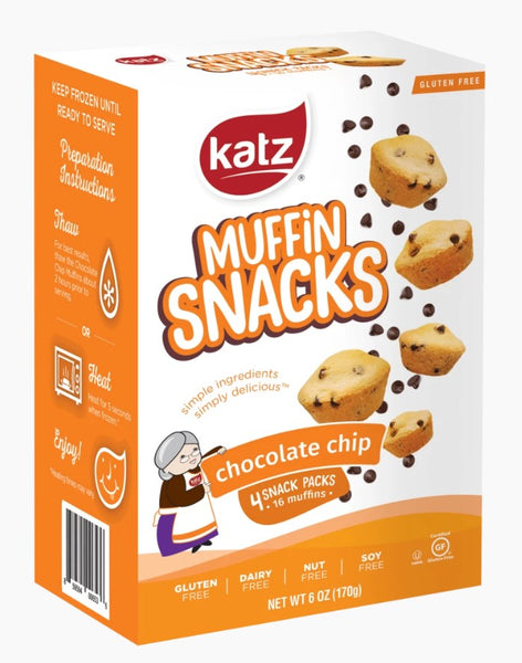 Katz Gluten free Chocolate Chip Muffin Snacks