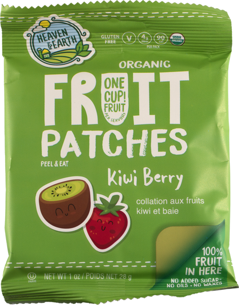 Heaven & Earth Organic Fruit Patches -Kiwi Berry - 6 PACK