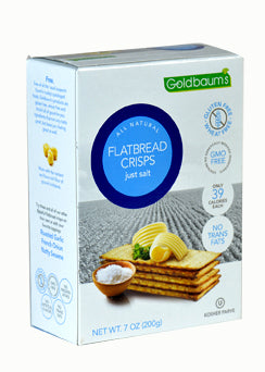Goldbaums Flatbread Crisps -Just Salt