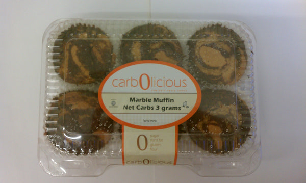 Carbolicious Marble Muffins (3 Pack)