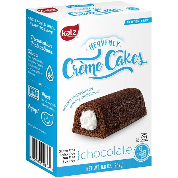 Katz Gluten Free Chocolate Heavenly Crème Cakes **NEW**