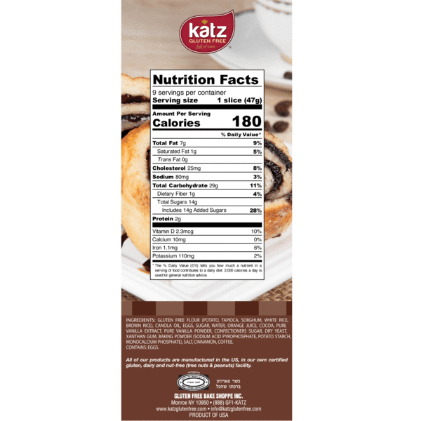 Katz Chocolate Strip - Gluten Free