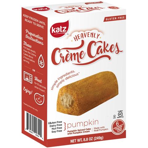 Katz Gluten Free Pumpkin Heavenly Crème Cakes