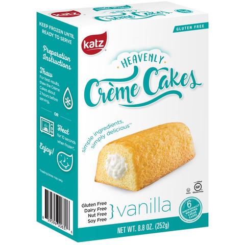 Katz Gluten Free Vanilla Heavenly Crème Cakes **NEW**