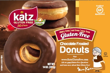 Katz Chocolate Frosted Doughnuts - Gluten Free