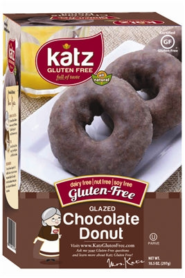 Katz Gluten Free Glazed Chocolate Donuts
