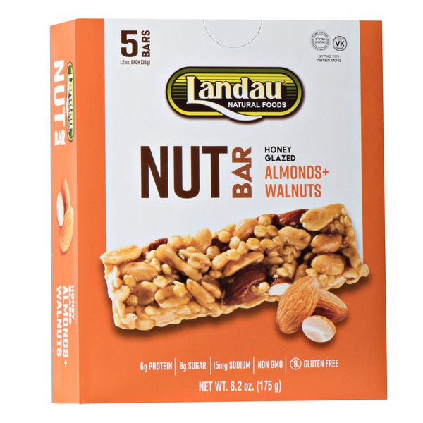 Landau Honey Glazed Nut Bars Almond & Walnuts