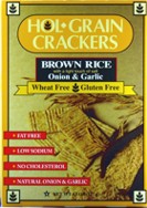 Hol-Grain Brown Rice Crackers - Onion & Garlic