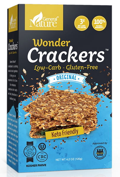 General Nature Low Carb Wonder Crackers - Original