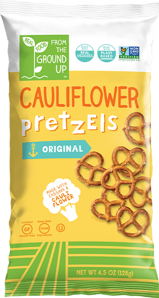 From the Ground Up Gluten Free Cauliflower Pretzel Twists